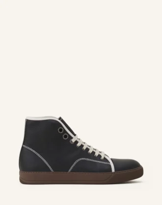Dbb1 höga lädersneakers