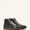 Dbb1 höga lädersneakers