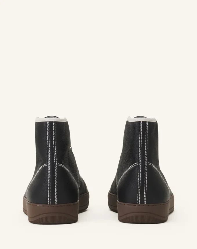 Dbb1 höga lädersneakers