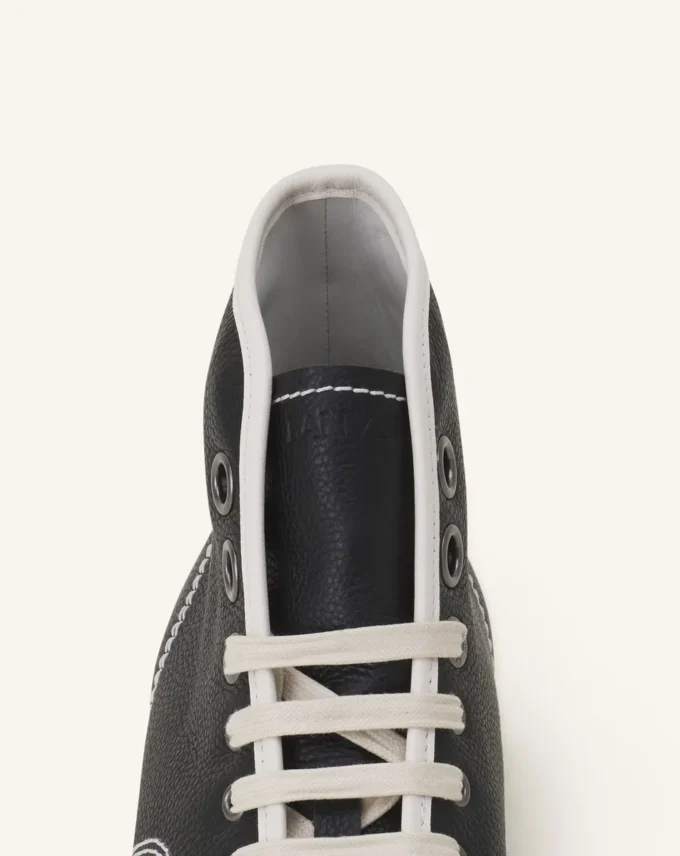 Dbb1 höga lädersneakers