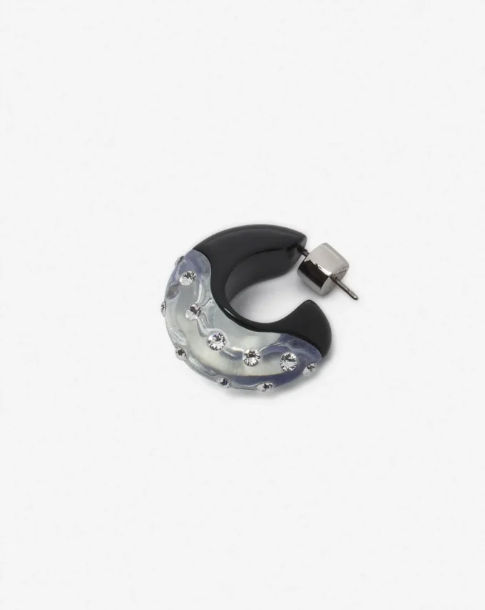 Fargo Rhinestone stora hoop-örhängen Fargo Rhinestone stora hoop-örhängen