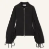 Jacka i bomullsfleece och kashmir Jacka i bomullsfleece och kashmir