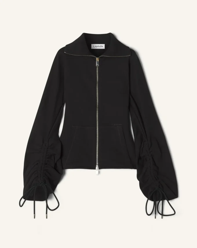 Jacka i bomullsfleece och kashmir Jacka i bomullsfleece och kashmir