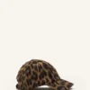 Keps med leopardmönster