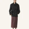 Kort peacoat i ull Kort peacoat i ull
