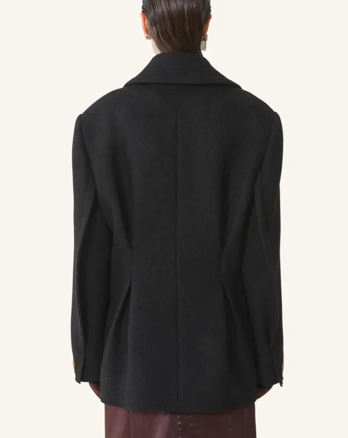 Kort peacoat i ull Kort peacoat i ull