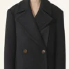 Kort peacoat i ull Kort peacoat i ull