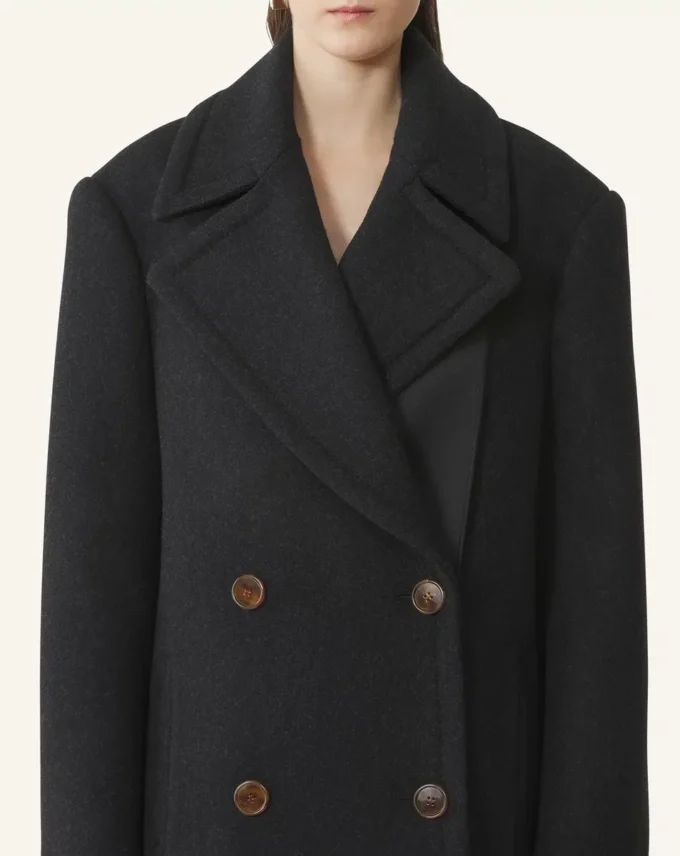 Kort peacoat i ull Kort peacoat i ull