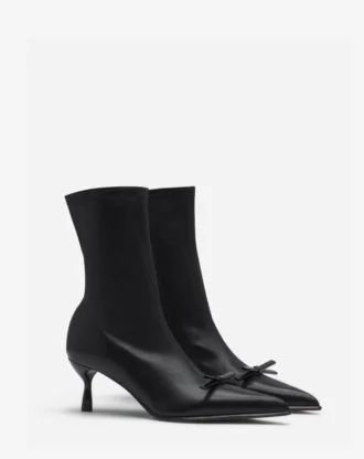 Lanvin Bow ankelstövlar i läder Lanvin Bow ankelstövlar i läder