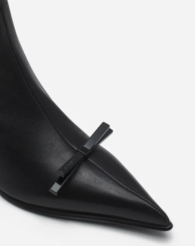 Lanvin Bow ankelstövlar i läder Lanvin Bow ankelstövlar i läder