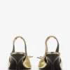 Lanvin Bow Slingback Pumps i krackelerat metalliskt läder Lanvin Bow Slingback Pumps i krackelerat metalliskt läder