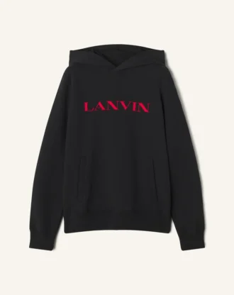 Lanvin broderad bomullshuvtröja