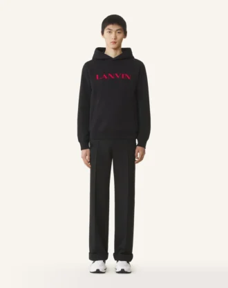 Lanvin broderad bomullshuvtröja