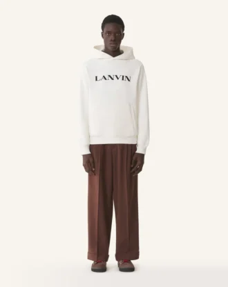Lanvin broderad bomullshuvtröja