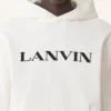 Lanvin broderad bomullshuvtröja Lanvin broderad bomullshuvtröja