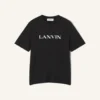 Lanvin broderad bomullst-shirt Lanvin broderad bomullst-shirt