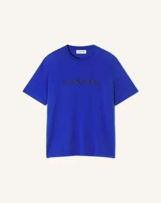 Lanvin broderad bomullst-shirt