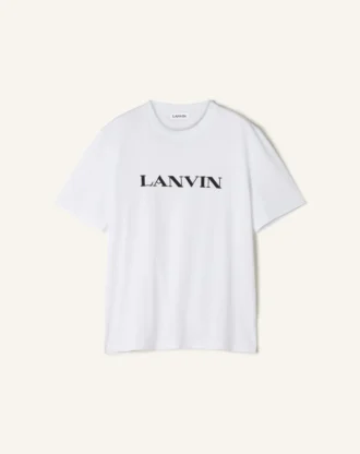 Lanvin broderad bomullst-shirt