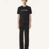 Lanvin broderad bomullst-shirt Lanvin broderad bomullst-shirt