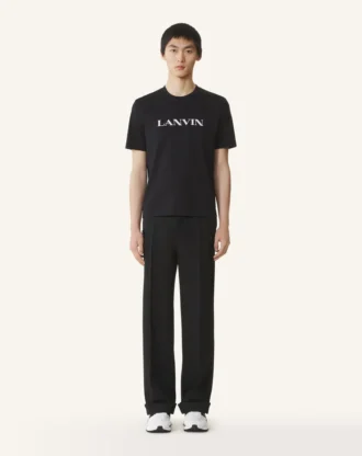 Lanvin broderad bomullst-shirt
