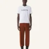 Lanvin broderad bomullst-shirt Lanvin broderad bomullst-shirt