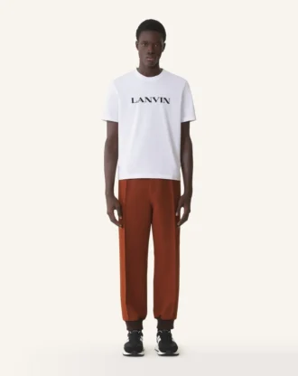 Lanvin broderad bomullst-shirt