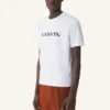 Lanvin broderad bomullst-shirt Lanvin broderad bomullst-shirt