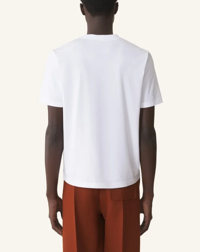 Lanvin broderad bomullst-shirt Lanvin broderad bomullst-shirt