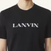 Lanvin broderad bomullst-shirt Lanvin broderad bomullst-shirt