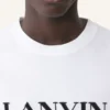 Lanvin broderad bomullst-shirt Lanvin broderad bomullst-shirt