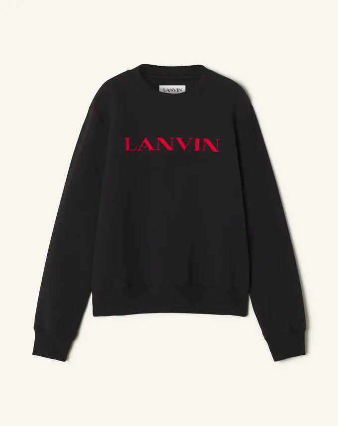 Lanvin broderad bomullströja Lanvin broderad bomullströja