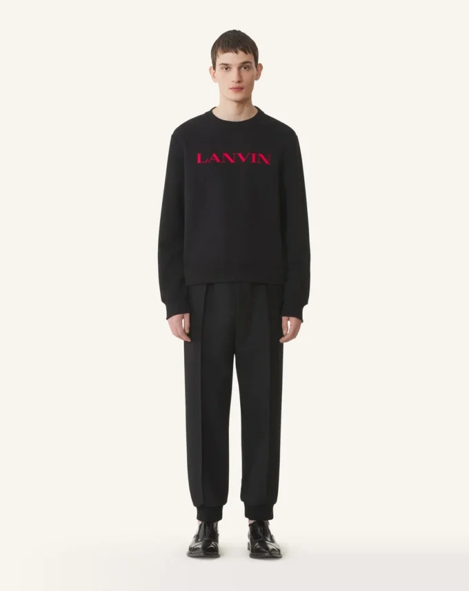 Lanvin broderad bomullströja Lanvin broderad bomullströja