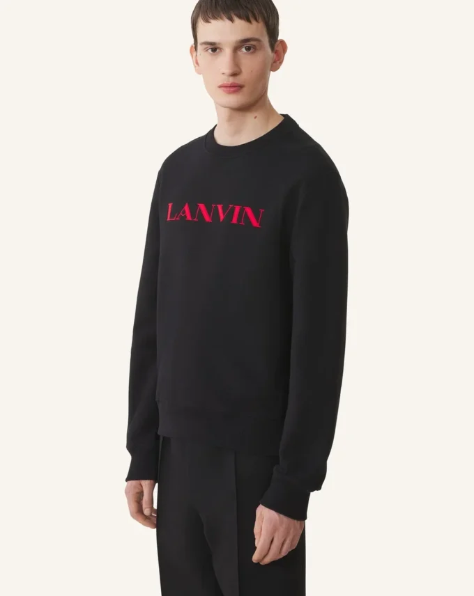 Lanvin broderad bomullströja Lanvin broderad bomullströja