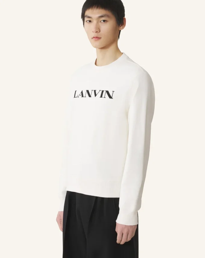 Lanvin broderad bomullströja Lanvin broderad bomullströja