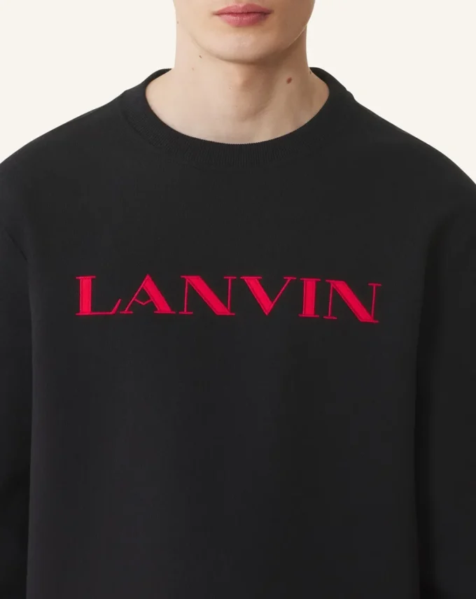 Lanvin broderad bomullströja Lanvin broderad bomullströja