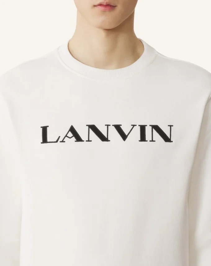 Lanvin broderad bomullströja Lanvin broderad bomullströja