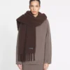 Lanvin-scarf med fransar i ull Lanvin-scarf med fransar i ull