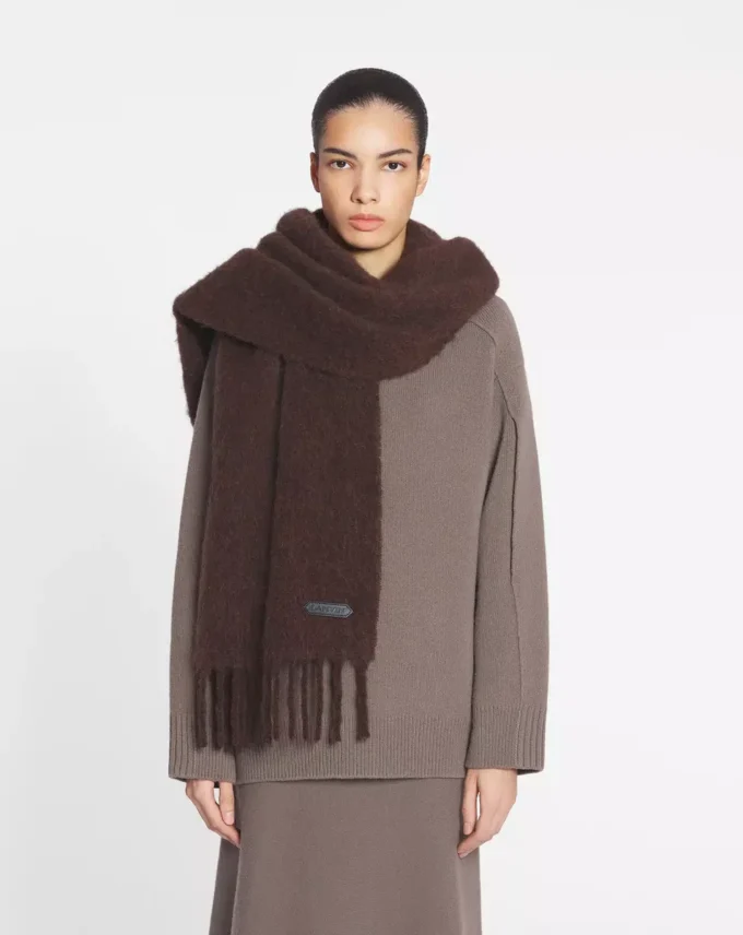 Lanvin-scarf med fransar i ull Lanvin-scarf med fransar i ull