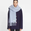 Lanvin-scarf med fransar i ull Lanvin-scarf med fransar i ull