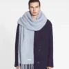 Lanvin-scarf med fransar i ull Lanvin-scarf med fransar i ull