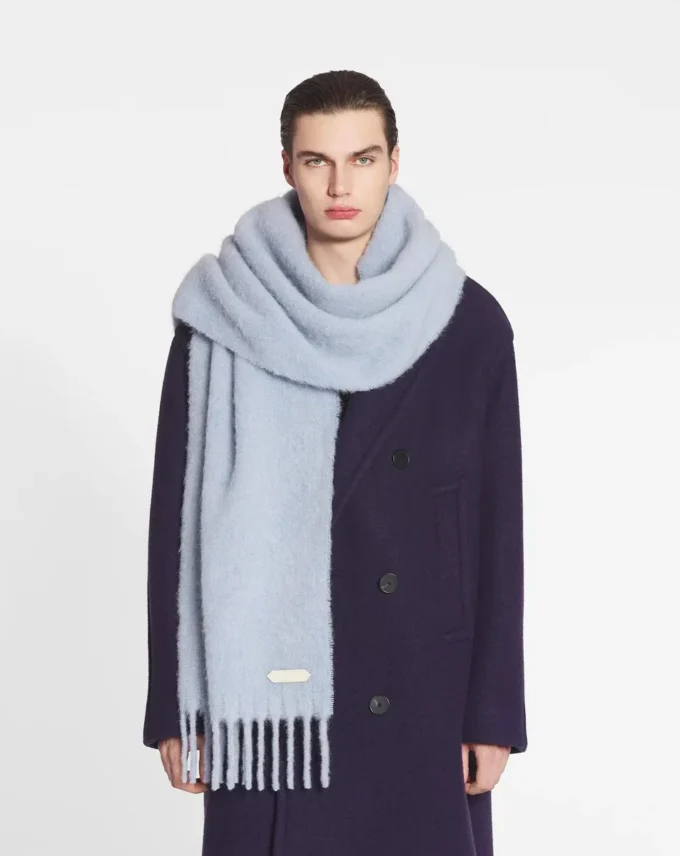 Lanvin-scarf med fransar i ull Lanvin-scarf med fransar i ull