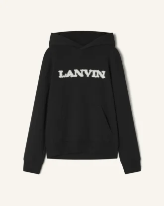 Lanvin Shearling Cotton Hoodie