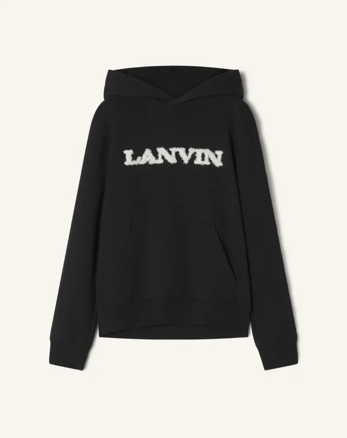 Lanvin Shearling Cotton Hoodie Lanvin Shearling Cotton Hoodie