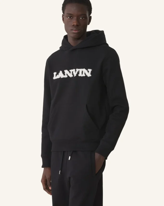 Lanvin Shearling Cotton Hoodie Lanvin Shearling Cotton Hoodie