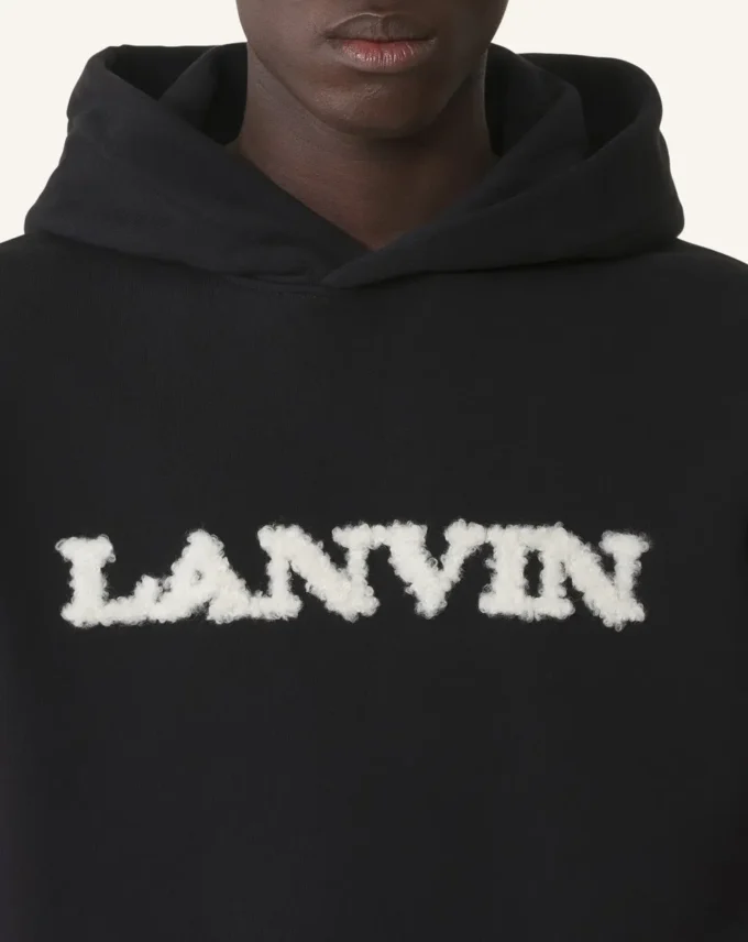 Lanvin Shearling Cotton Hoodie Lanvin Shearling Cotton Hoodie