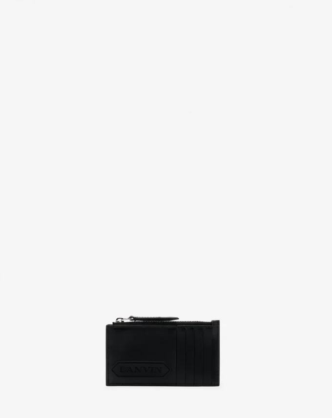 Lanvin Signature kortplånbok i läder Lanvin Signature kortplånbok i läder