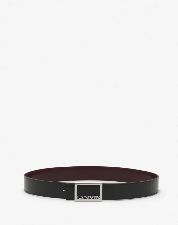 Lanvin Signature vändbart läderbälte Lanvin Signature vändbart läderbälte