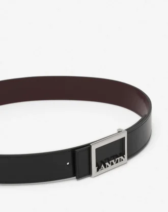 Lanvin Signature vändbart läderbälte Lanvin Signature vändbart läderbälte