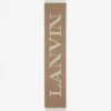 Lanvin signaturhalsduk i ull med fransar Lanvin signaturhalsduk i ull med fransar