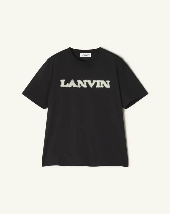 Lanvin T-shirt i shearlingbomull Lanvin T-shirt i shearlingbomull
